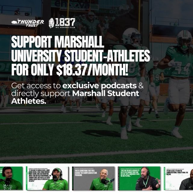 Support Marshall Student Athletes by supporting The Thunder Trust! @TheThunderTrust