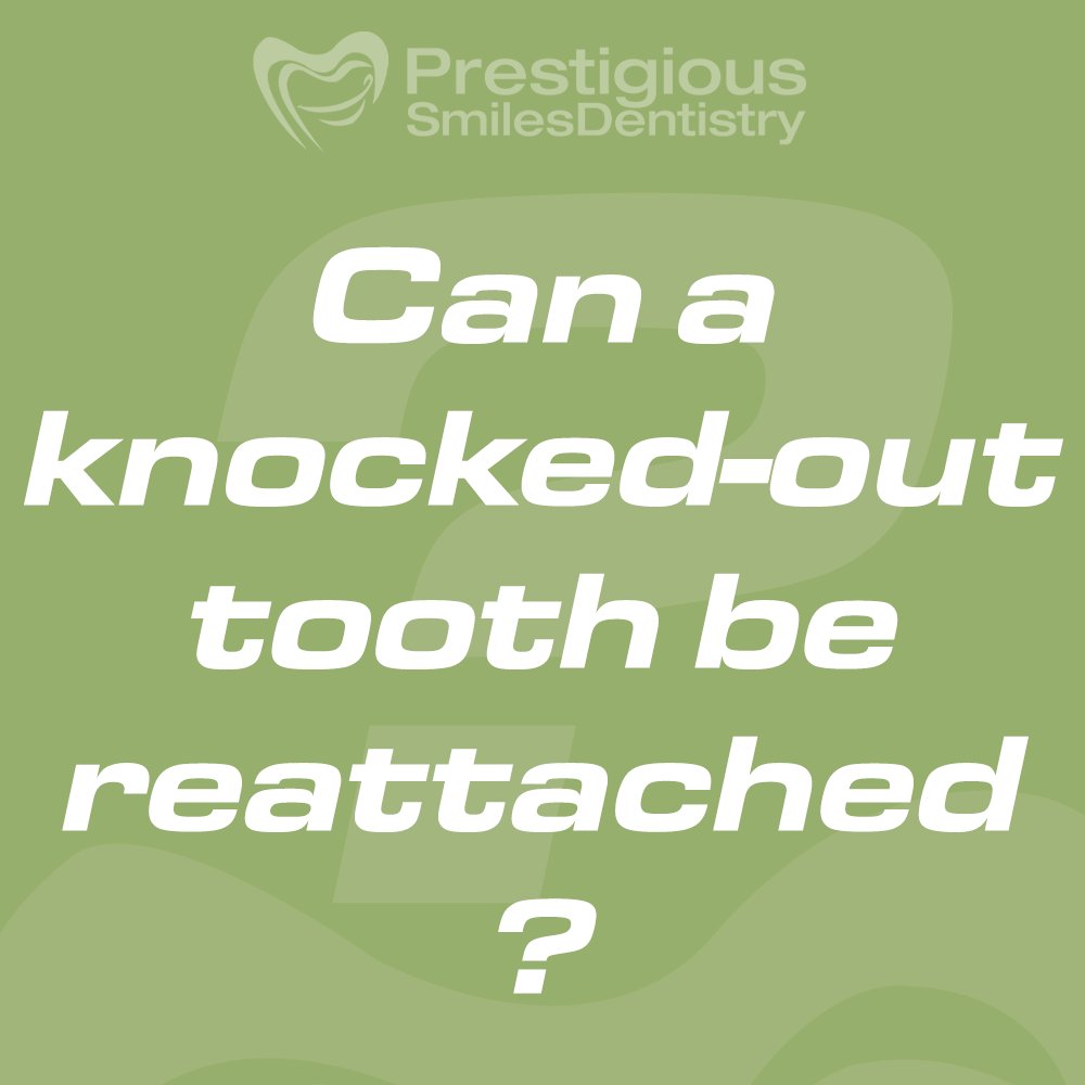 PrestigiousSD's tweet image. 🦷 Can a knocked-out tooth be reattached? Immediate dental care might save it. Handle the tooth by the crown for safety. Contact us in emergencies! #KnockedOutTooth #DentalEmergencies #DentistHouston #DentistAirline
