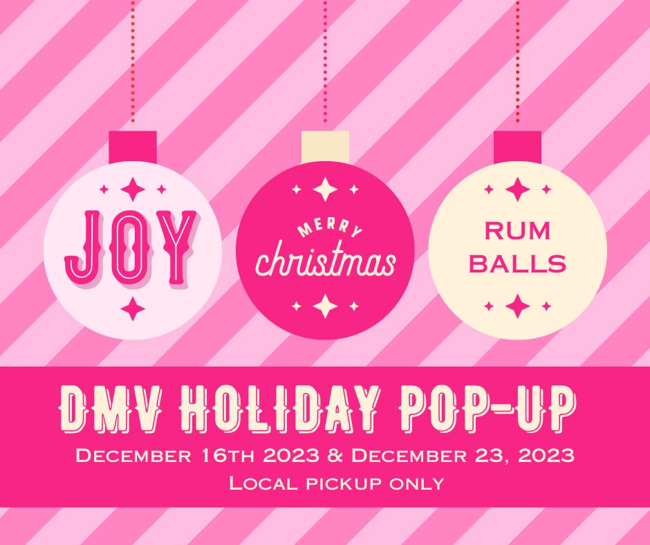 Look at us, with our SHINY NEW website &amp; holiday rum balls✨

honeecakesbakery.com

Hello December 🎄