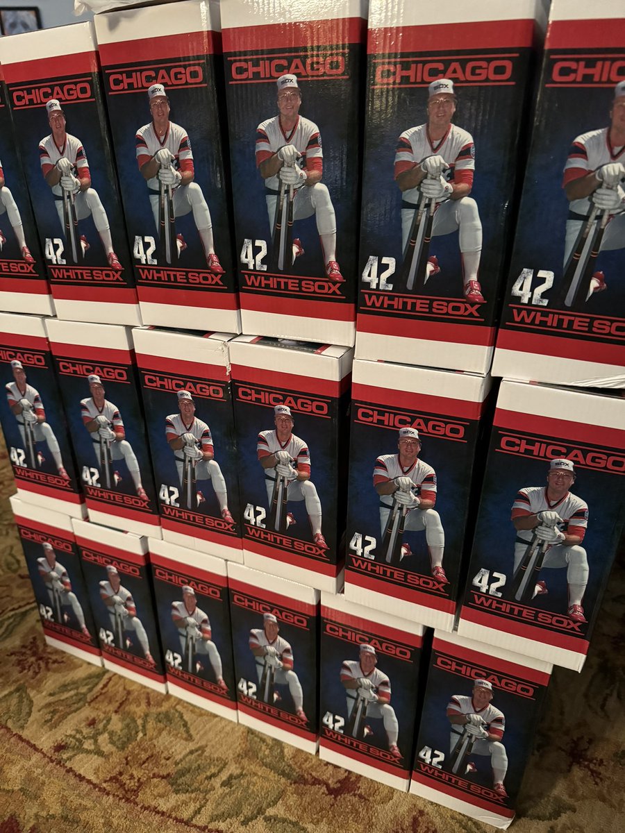 RonKittle42's tweet photo. Last batch of Bobbleheads just got signed. With black sharpie on the bill of the helmet only place I sign them and only color sharpie too…I’m thinking I might do a new one next year 😎 https://t.co/6mcnhQq2eJ