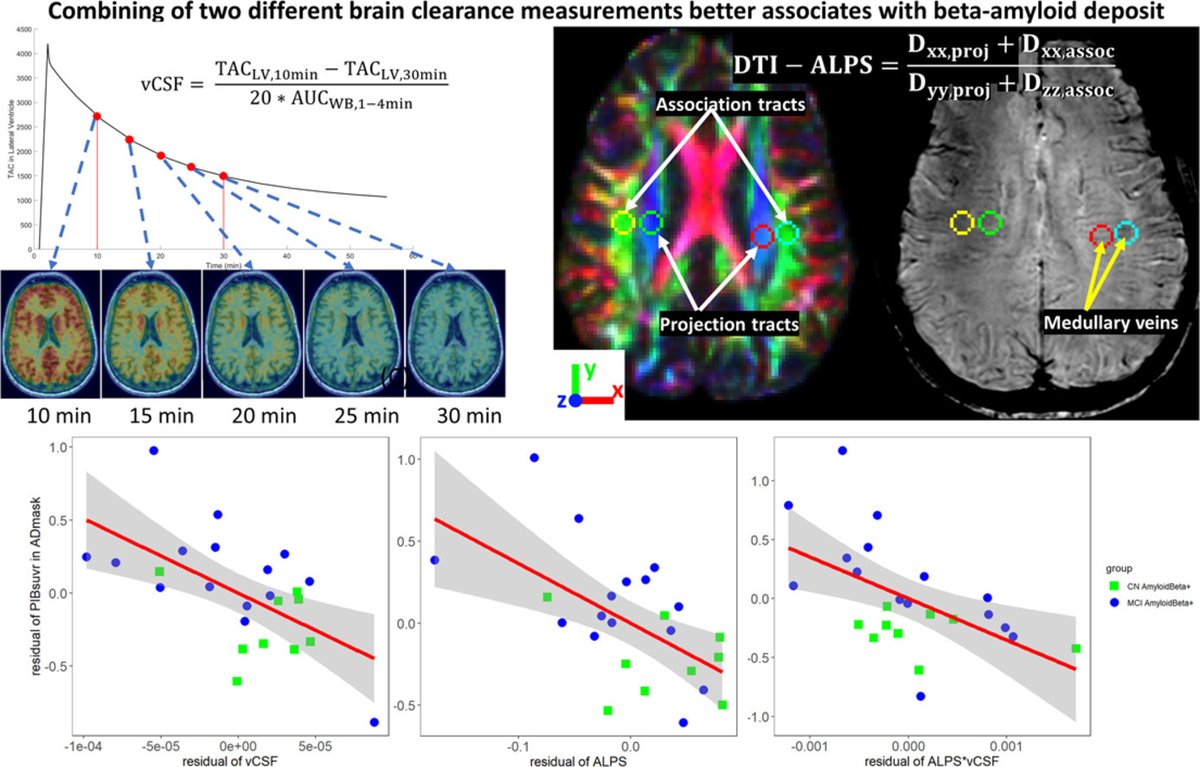🧠 In @JNeuroradiology, L. Zhou, T. Butler, X. Wang, K. Xi, E. Tanzi, L. Glodzik, @GloriaChiangMD, M. de Leon, and Y. Li of BHII investigate a multimodal imaging assessment of glymphatic function and its association with brain amyloid-beta deposition. sciencedirect.com/science/articl…
