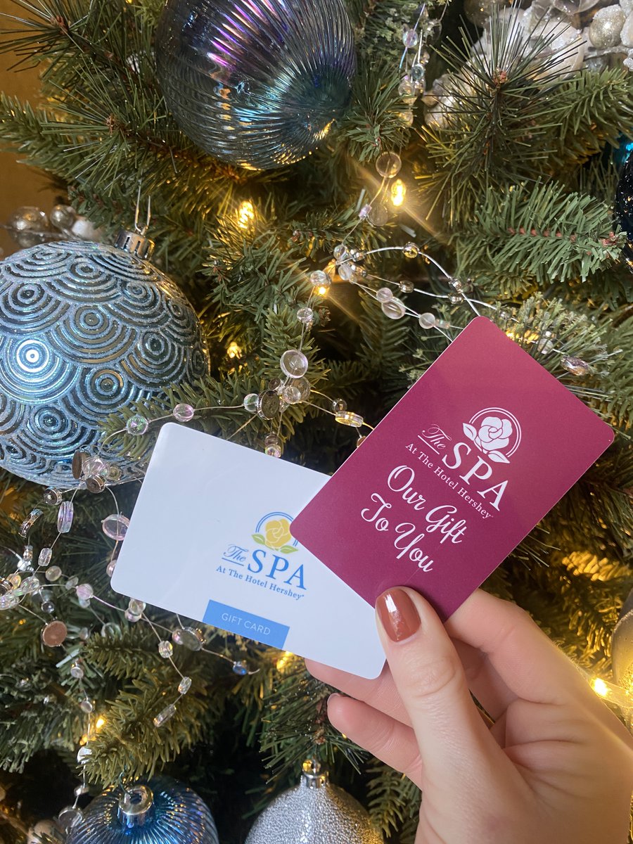 HersheyPA's tweet photo. Give spa🎁 ...get spa💅...what's better than that?
Now through Dec. 24, purchase $150 in gift cards at #MeltSpa or $250 at the #ChocolateSpa and receive a voucher to use towards your next treatment or service. Available for purchase online and at the spa. https://t.co/u9Zs9nsVbG https://t.co/fKL6APdbbG