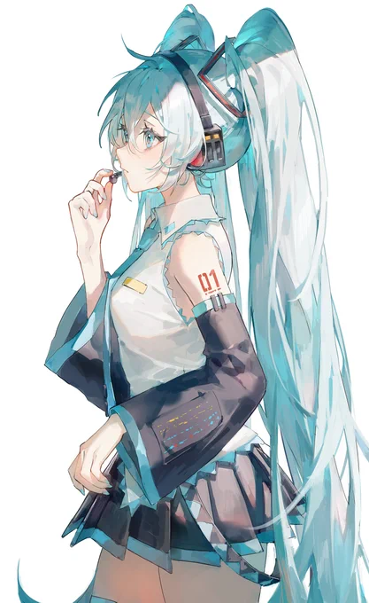侧颜#初音ミク #HatsuneMiku 