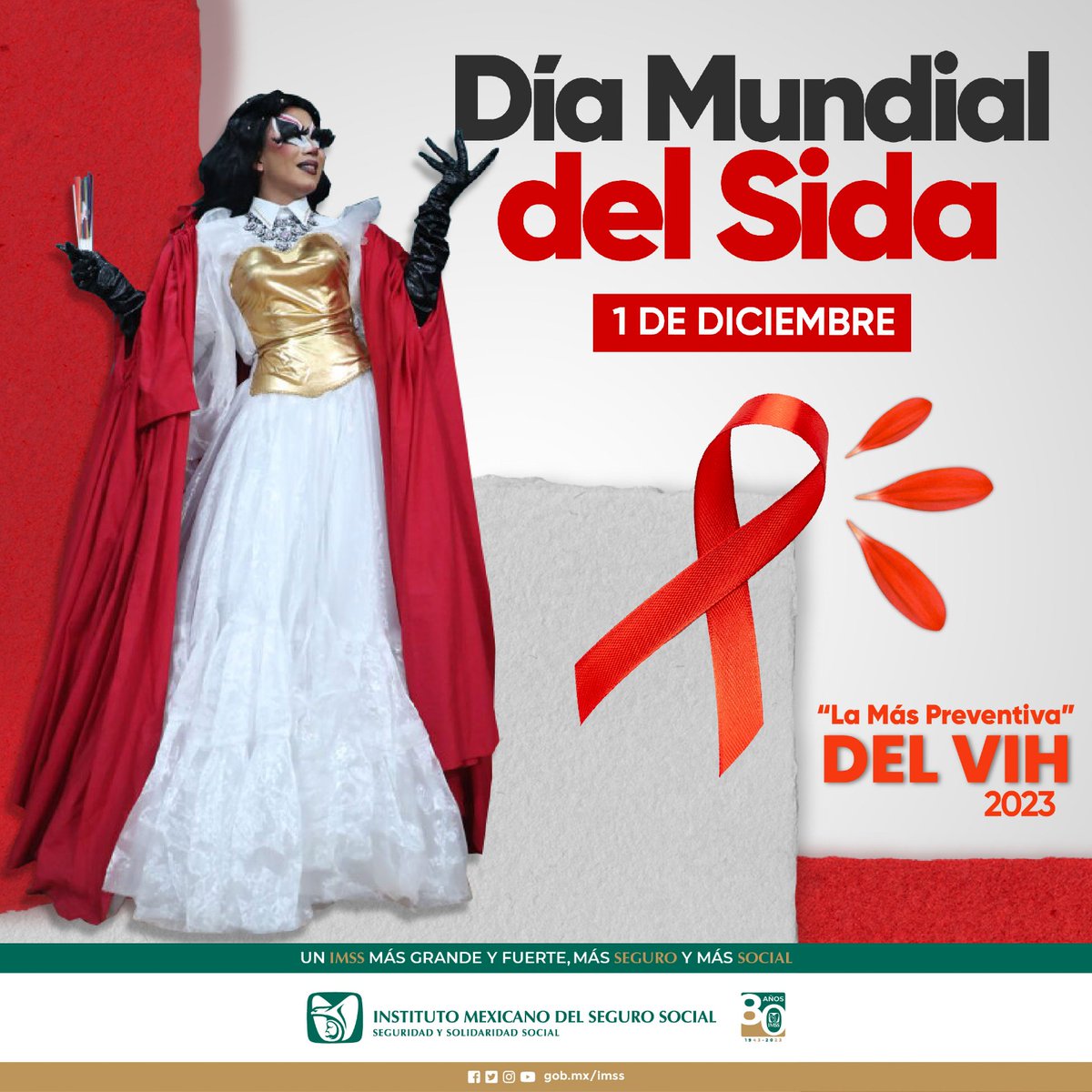IMSSBCSOFICIAL's tweet photo. Minerva Biznaga, Primera Embajadora #DragIMSS de la Prevención del #VIH 2023 🏳️🌈📷 #DíaMundialDelSida https://t.co/exWf4sZsPA