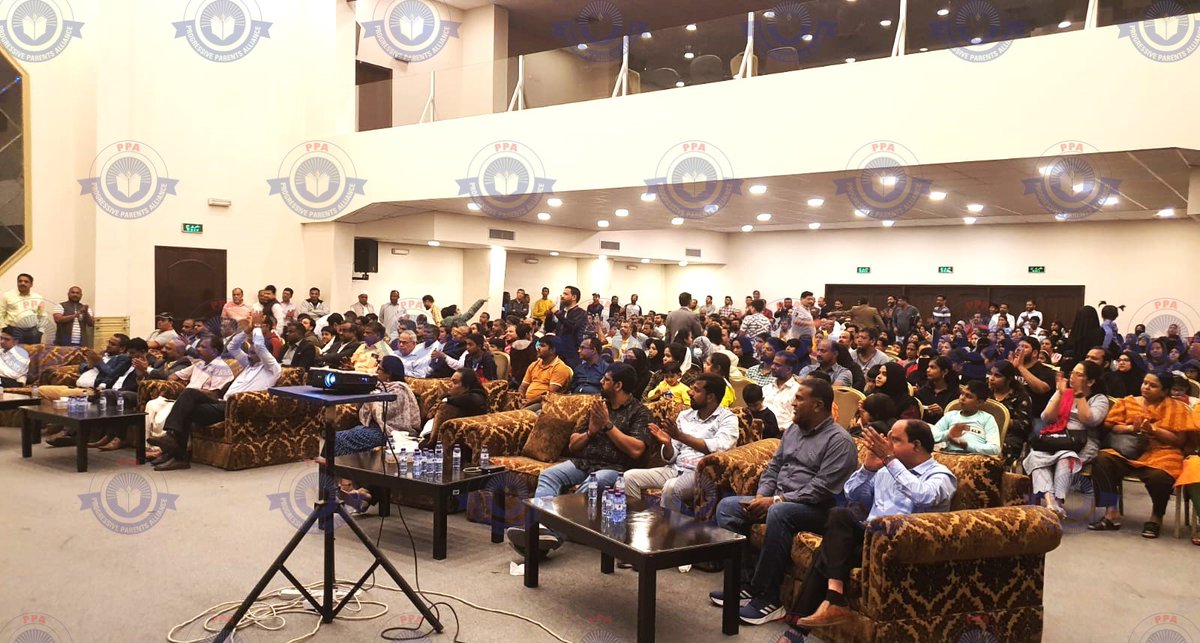 PPAISB23's tweet photo. Gratitude to all Indian School parents who joined the Grand Meeting at Muharraq!
The packed hall reflects the overwhelming support of Indian parents for 𝐏𝐫𝐨𝐠𝐫𝐞𝐬𝐬𝐢𝐯𝐞 𝐏𝐚𝐫𝐞𝐧𝐭𝐬 𝐀𝐥𝐥𝐢𝐚𝐧𝐜𝐞 (𝐏𝐏𝐀) in the upcoming election. 
#PPASupporters #Election2023  #PPA https://t.co/yySn2ddfWx