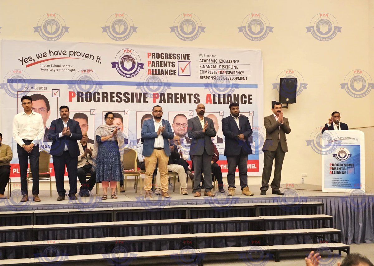 PPAISB23's tweet photo. Gratitude to all Indian School parents who joined the Grand Meeting at Muharraq!
The packed hall reflects the overwhelming support of Indian parents for 𝐏𝐫𝐨𝐠𝐫𝐞𝐬𝐬𝐢𝐯𝐞 𝐏𝐚𝐫𝐞𝐧𝐭𝐬 𝐀𝐥𝐥𝐢𝐚𝐧𝐜𝐞 (𝐏𝐏𝐀) in the upcoming election. 
#PPASupporters #Election2023  #PPA https://t.co/yySn2ddfWx