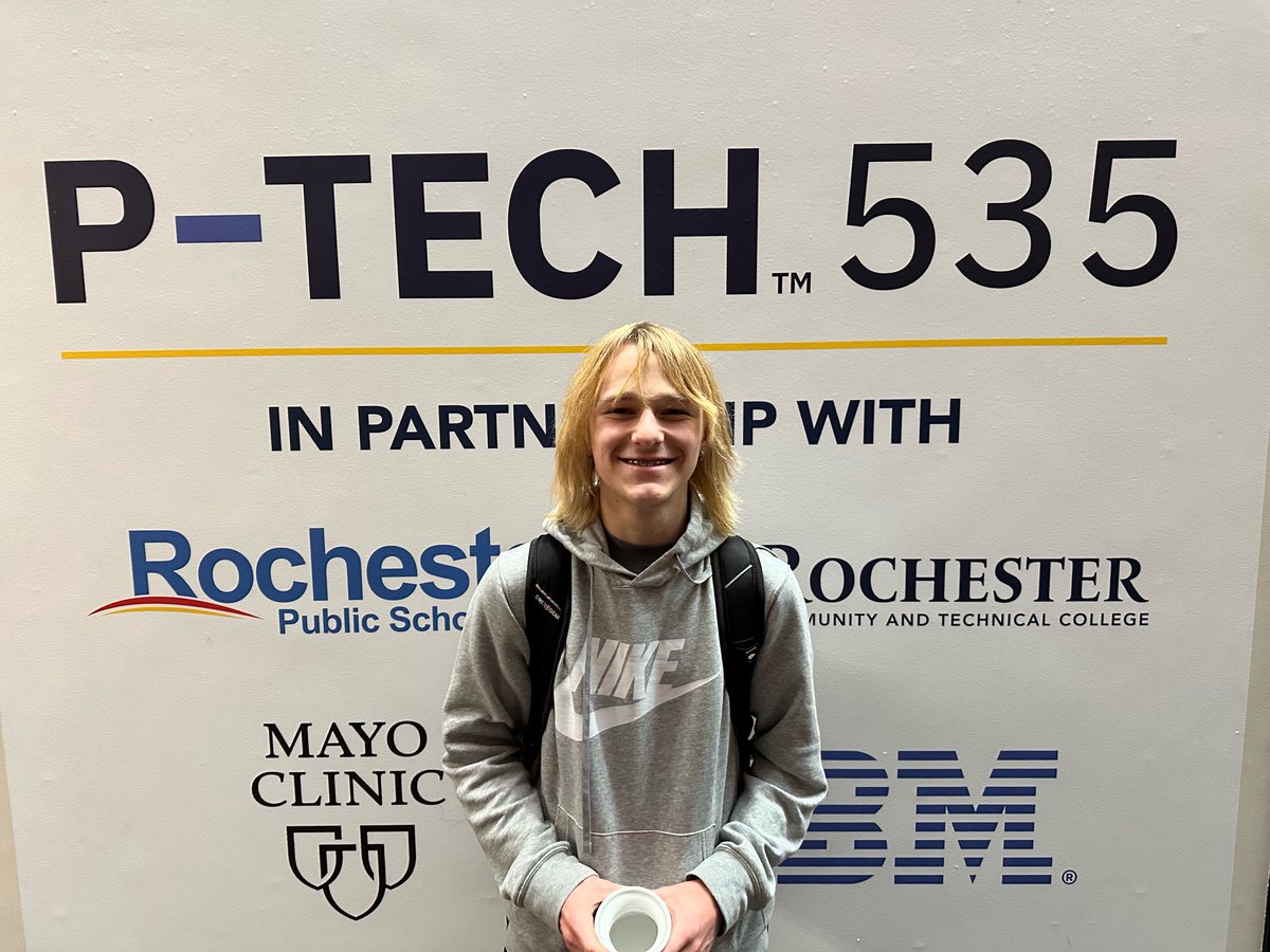 Meet our newest 9th grade P-TECH Prodigies! Amber is engaged in her school work &amp; is always eager to learn! Hunter puts forth his very best in all that he does! Congratulations, Amber and Hunter!
