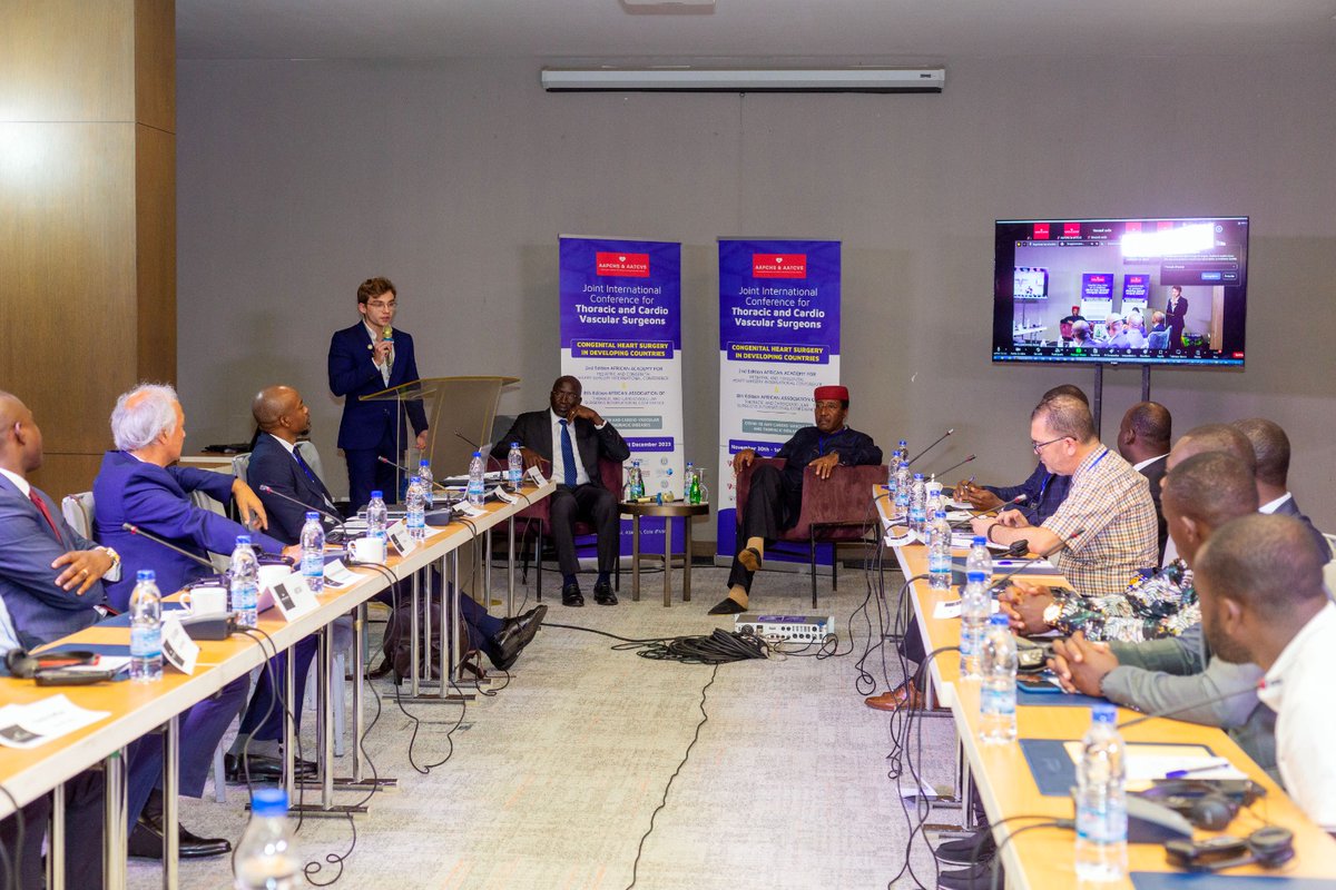 Dominique Vervoort (@dvervoort94) on Twitter photo Incredibly humbled by the annual African Association of Thoracic and Cardio-Vascular Surgeons meeting, and in awe by ๐ efforts by African ๐ซ leaders.
Thank you to Prof. <a href="/YangniH/">Pr Koffi Herve Yangni-Angate</a> for invitation to discuss #GlobalCardiacSurgery & deliver remarks to ๐จ๐ฎ Ministry of Health & media. Incredibly humbled by the annual African Association of Thoracic and Cardio-Vascular Surgeons meeting, and in awe by ๐ efforts by African ๐ซ leaders.
Thank you to Prof. <a href="/YangniH/">Pr Koffi Herve Yangni-Angate</a> for invitation to discuss #GlobalCardiacSurgery & deliver remarks to ๐จ๐ฎ Ministry of Health & media.