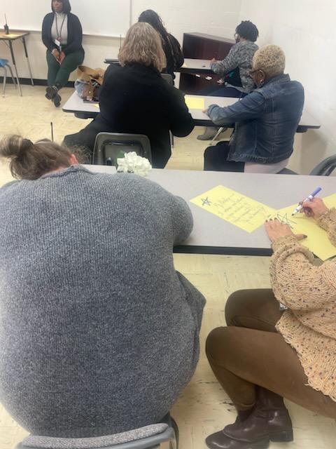 JBHC_HCS's tweet photo. Ms. Spencer was inspired by Mary Elizabeth Davis' "Super Star" activity during Drive. What a way to allow staff to acknowledge &amp; be acknowledged for the great work they do on a daily basis. #WinningforKids #YouBelonginHenry @HenryCountyBOE @LearnInHenry @JBHC_HCS @RJSpencer1118 https://t.co/nX9RsOlicO