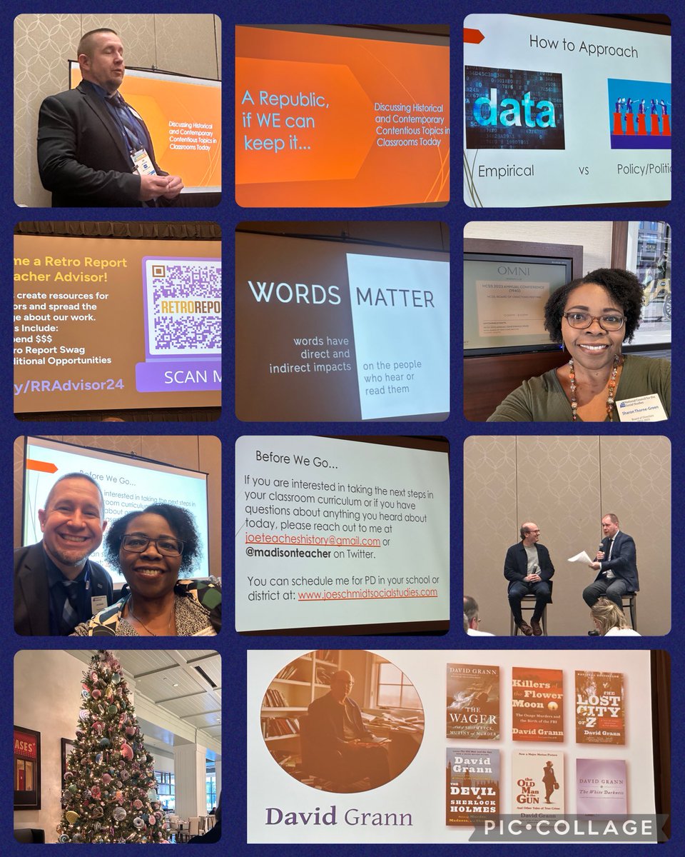 Lots of learning happening <a href="/NSSSA/">NSSSA</a> and <a href="/NCSSNetwork/">National Council for the Social Studies (NCSS)</a>. Enjoying hearing about the work of author David Grann. #katyisdss #SecCI