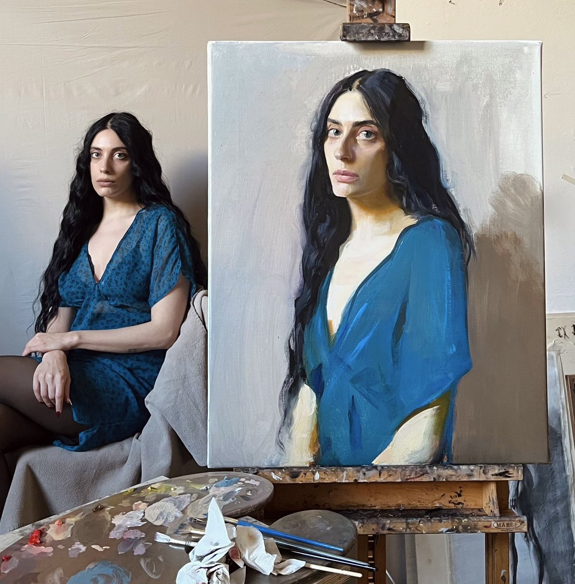 loginovartist's tweet photo. 5 hours portrait painting demo from my Florence workshop, November 2023
Oil on canvas, 70/60 cm https://t.co/g6gfNmDdPd