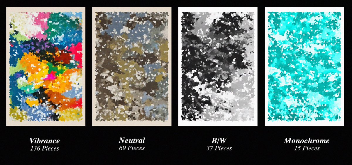 slander_eth's tweet photo. Tesserae: the second collection by slander.eth

Minting Sunday 12/3 at 2:00 PM Eastern

The collection will consist of 257 Pieces made up of 4 different Palettes: 

Mint phases outlined below 👇 https://t.co/WMpO3JnqCA