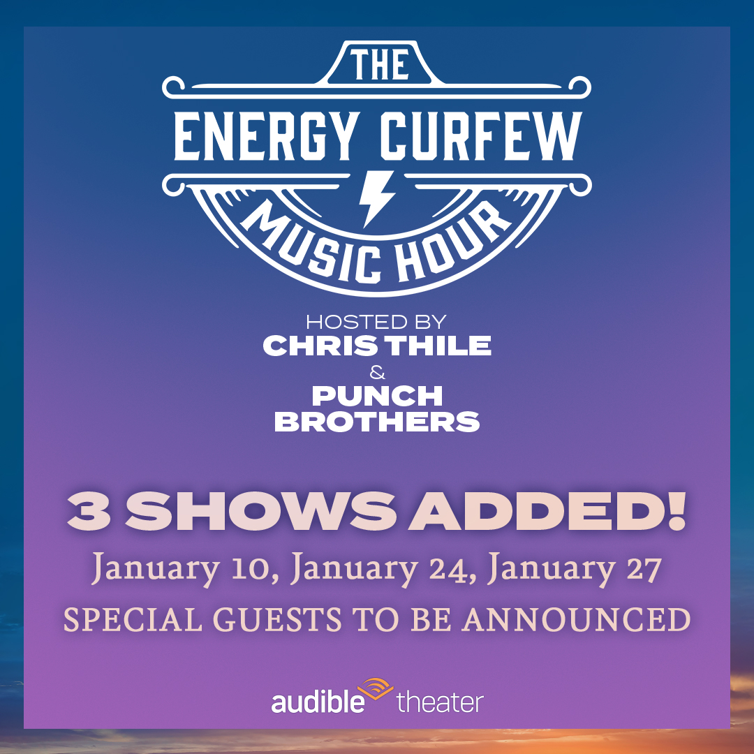 ICYMI: We've released three new January performance dates for @ChrisThile and Punch Brothers’ The Energy Curfew Music Hour. Find tickets and details --> punchbrothers.com/tour 📻 -PB HQ