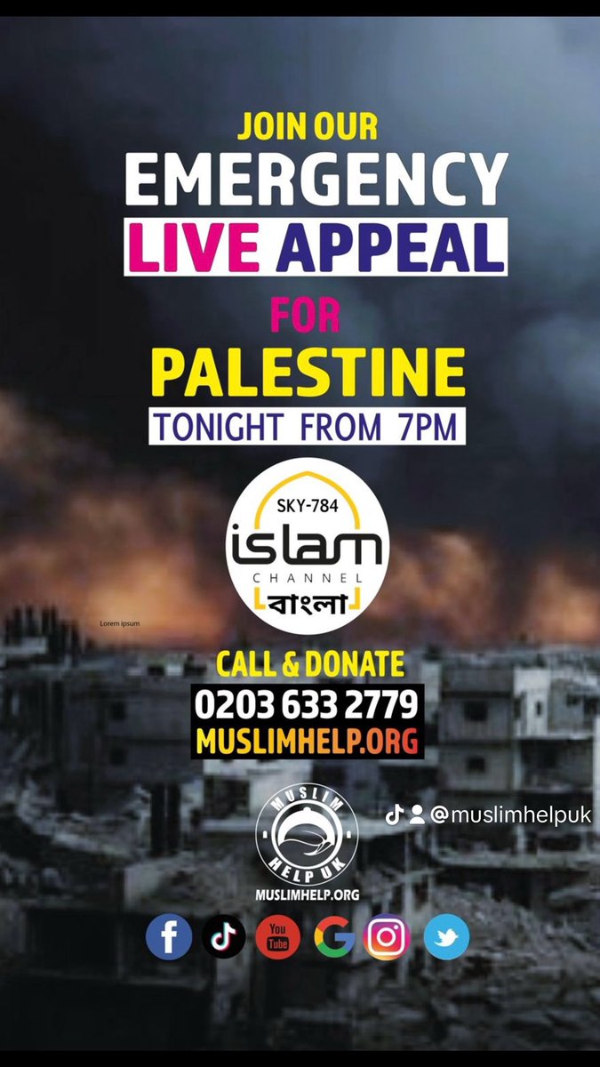 muslimhelpuk's tweet photo. Save lives in Gaza https://t.co/ikjG6rBGnL