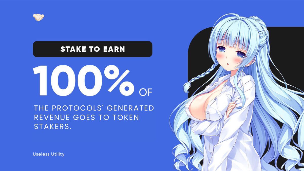 Introducing stake to earn.

Our stake-to-earn  mechanisms allows access for holders to passively stake their tokens and earn 100% of revenue in ETH. 

app.uselessutility.com/rewards

As an overview the otc market revenue, caps at over 4 million dollars.