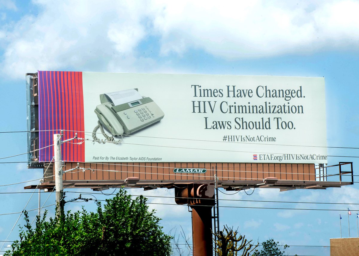 Today is World AIDS Day. I stand with @elizabethtayloraidsfoundation. Those who are living with HIV should live freely and happily! CONTACT YOUR ELECTED OFFICIALS and demand change: etaf.org/hivisnotacrime them. #HIVIsNotACrime #worldAIDSday @ETAForg