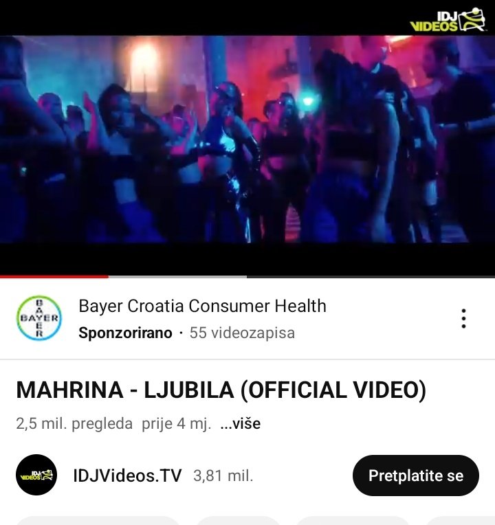 ruzhice's tweet photo. Pjesme koje vrtim zadnje dvije sedmice thread 

Btw mahrina - ljubila prije djaninog medley-a imala 1,9 miliona https://t.co/qfOBAmm4Yq