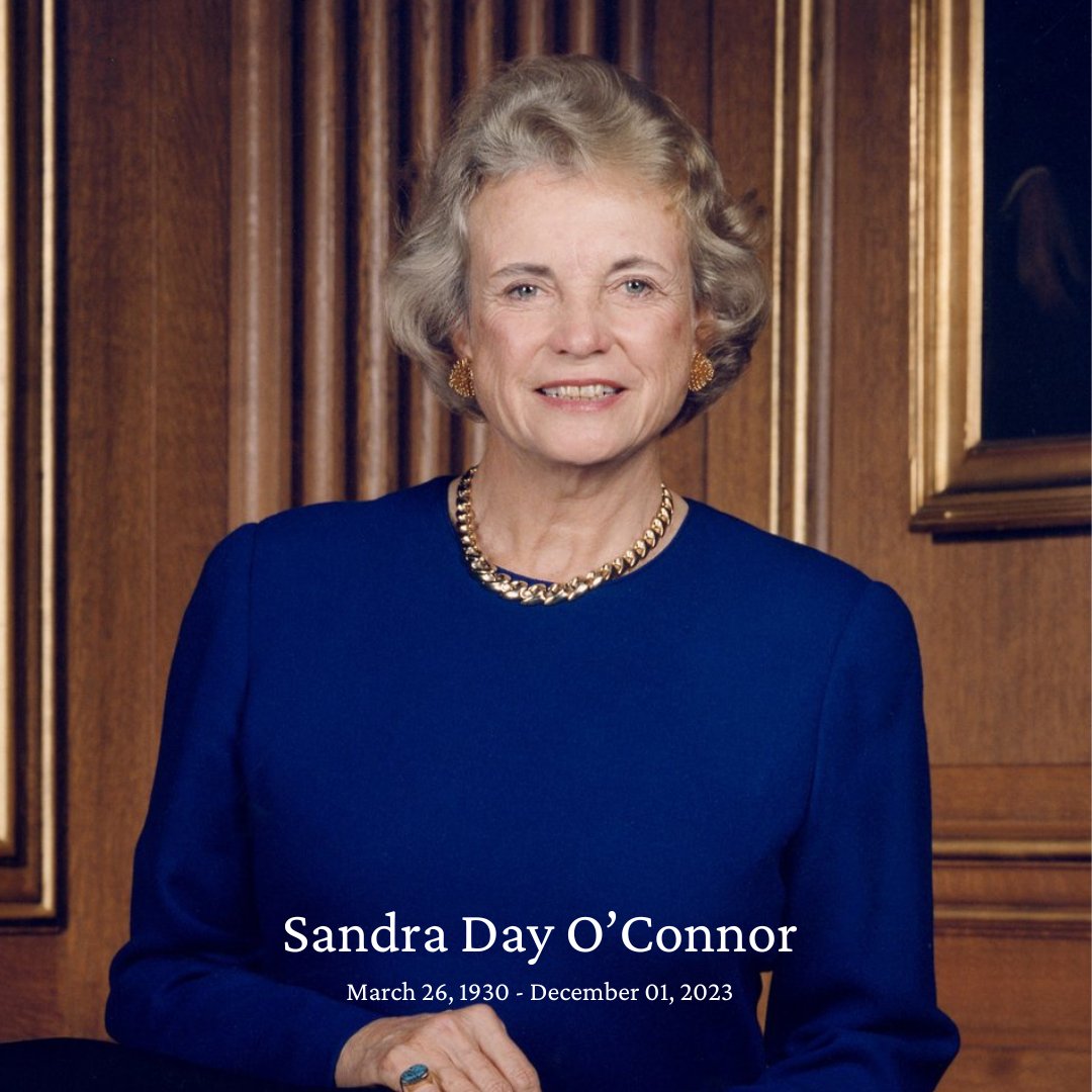 It is in sadness that we recognize the passing of the first woman U.S. Supreme Court justice, an iconic trailblazer and the “founding mother” of our town of Paradise Valley Arizona – Sandra Day O’Connor. paradisevalleyaz.gov/CivicAlerts.as…