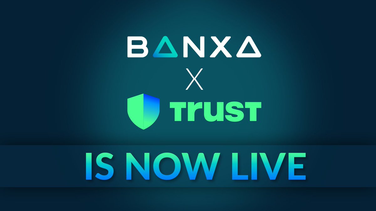 ICYMI 👀 Banxa is now live in a leading crypto wallet, @TrustWallet! With over 70 million downloads, Trust Wallet users can now experience the seamless and secure payment solutions from Banxa. 🤝 Get the details ➡️ globenewswire.com/en/news-releas…