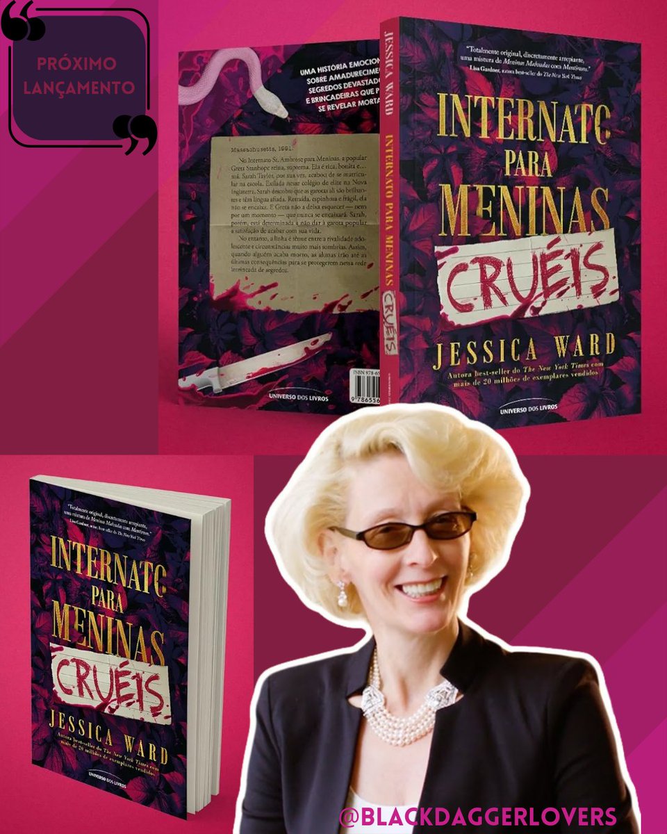 BDaggerLovers's tweet photo. 👄 | INTERNATO PARA MENINAS CRUÉIS
Próximo lançamento de uma nova história de J.R.Ward como Jessica Ward!
👄 Lançamento para 15/12/23 pela @univdoslivros (link na bio)
#JessicaWard #JRWard #InternatoParaMeninasCrueis https://t.co/jWEC5ZGuXU
