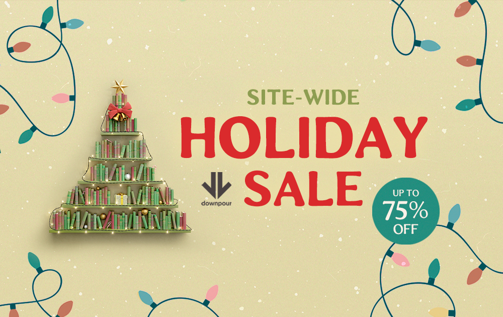 Dive into the festive audiobook magic!🎄✨Our Site-Wide Holiday Sale is in full swing!🎁Enjoy incredible discounts, up to 75% on audiobooks in all formats #Downloads, #CD, #MP3, and even Print Books! 📖Snag your holiday favorites now: downpour.com #HolidaySale #Deals