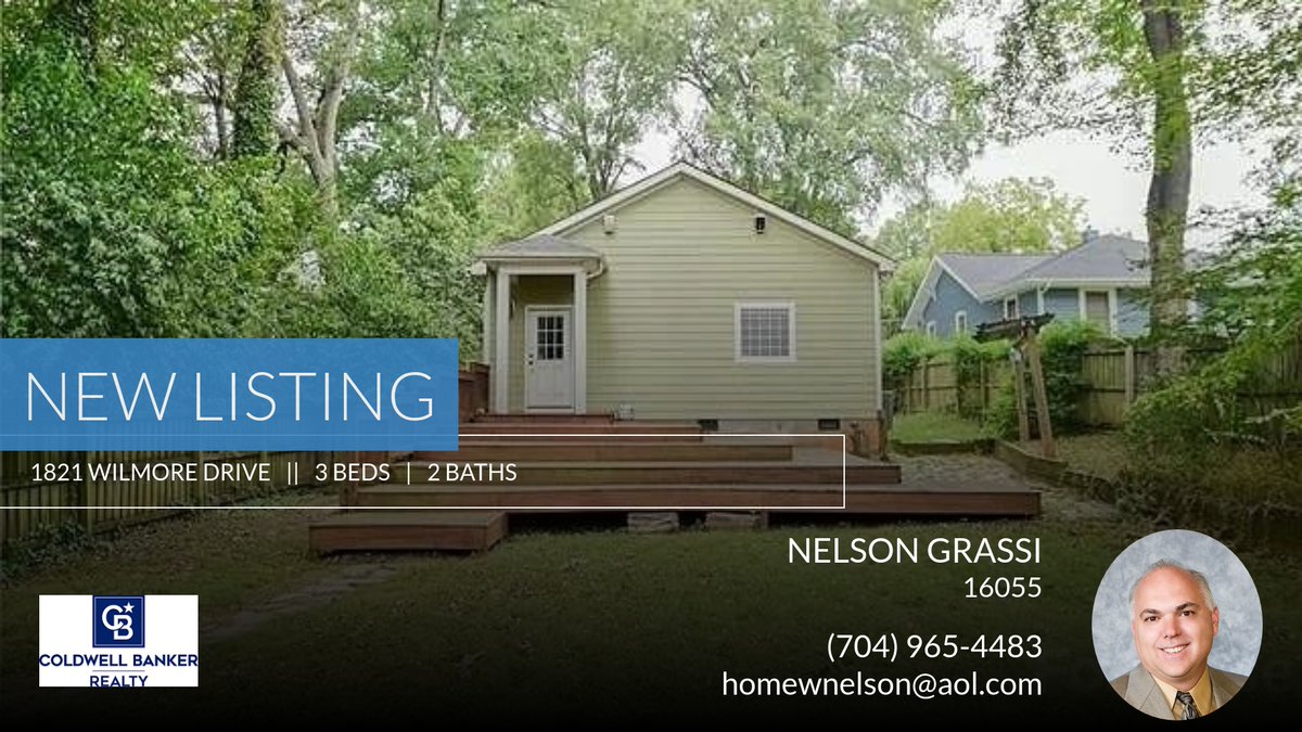 CarolinaMind's tweet photo. 📍 New Listing 📍 Take a look at this fantastic new property that just hit the market located at 1821 Wilmore Drive in Charlotte. Reach out here or at (704) 965-4483 for more information

Nelson Grassi
NC/SC Realtor
RE MAX Execu... https://t.co/Yj14YspFo8 https://t.co/MnyXJ3djzm