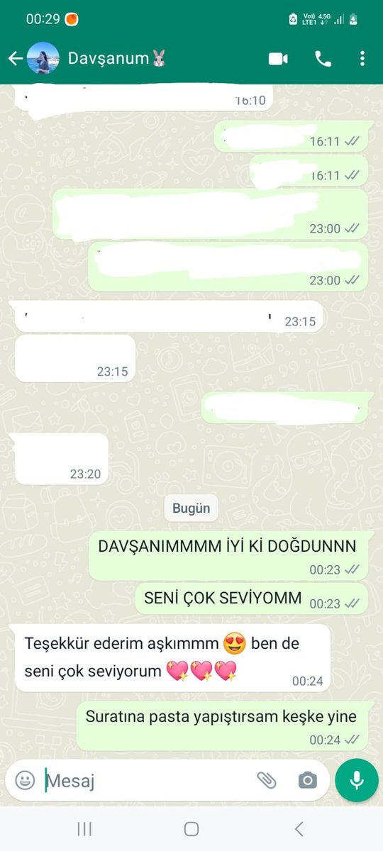 İyi ki doğdun mesajı atıldı 👌
@Gizemguneylii