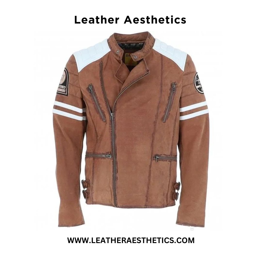 LeatherAesthe's tweet photo. Tan Brown Leather Jacket White Stripes Side Zipper Bikers Jacket | Leather Aesthetics

Shop: https://t.co/rOuqA2WjIp

#bikerjacket #leatherjacket #menjacket #formal #menstyle #menswear #mensstyle #mensoutfit #mensfashion #ootdstyle #ootd #usa #menstyle #menfashion #RACERSFAMILY https://t.co/kme3pRmDJ2