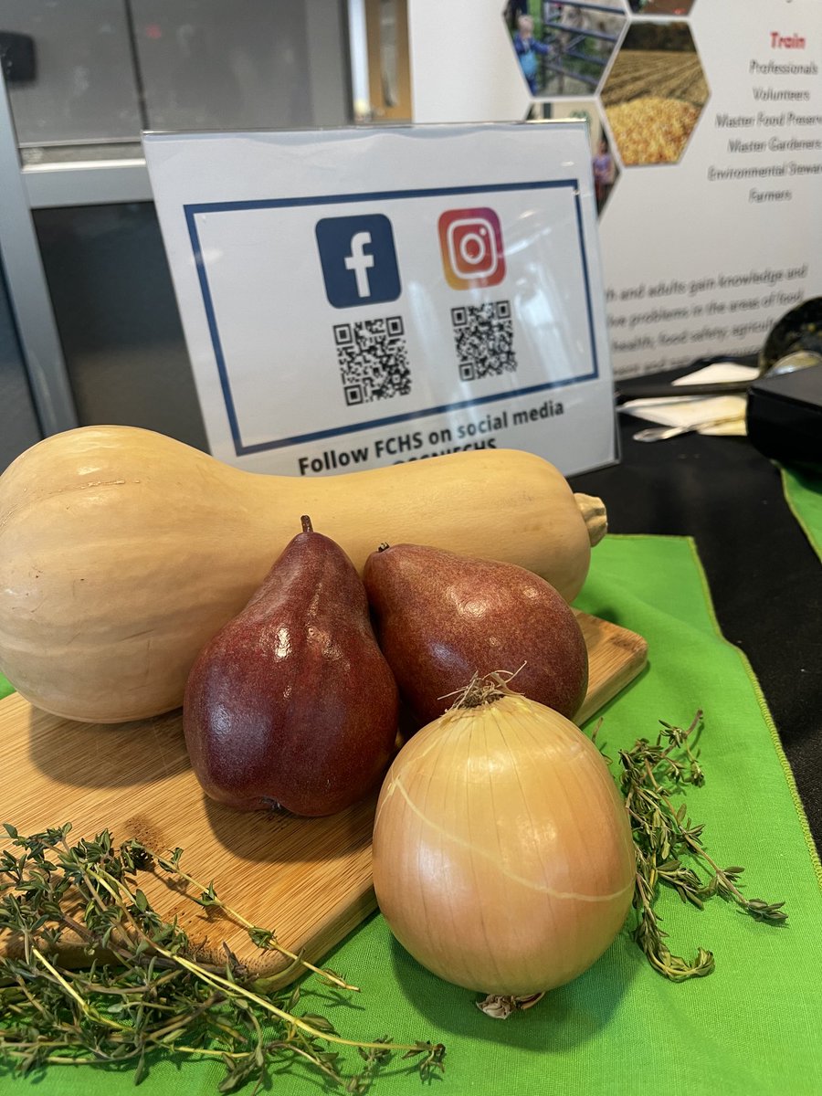 RDNSMathur's tweet photo. Excited to be at the Somerset County Employee Wellness day doing butternut squash  &amp; pear soup tastings ⁦@SCNJFCHS⁩ ⁦@RutgersNJAES⁩ ⁦@FCHSNutraChick⁩ ⁦@SD_Viz⁩ #healthy soup #nutrientdense https://t.co/sxfC6ejU9g