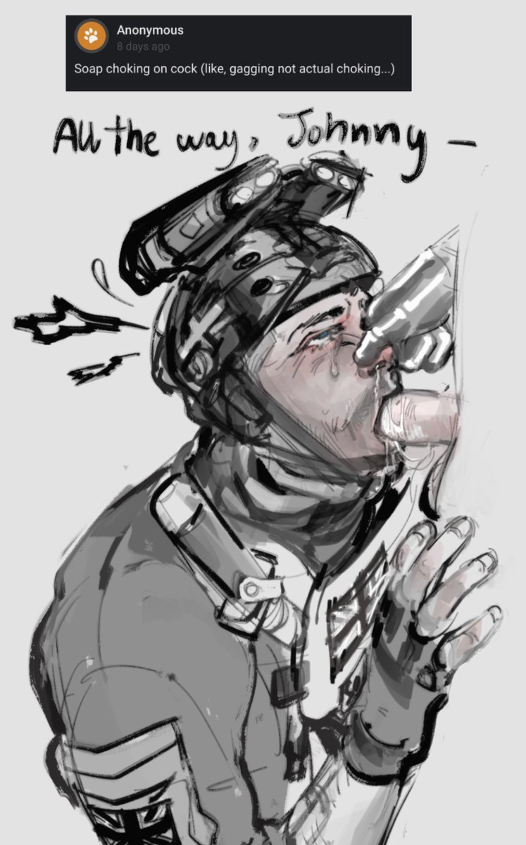SolarSolomage's tweet photo. Soap choking on cock (like, gagging not actual choking...) — Do you think he likes it when you just push it all the way in https://t.co/57FKIPq2gd https://t.co/xPSgESOD8z
