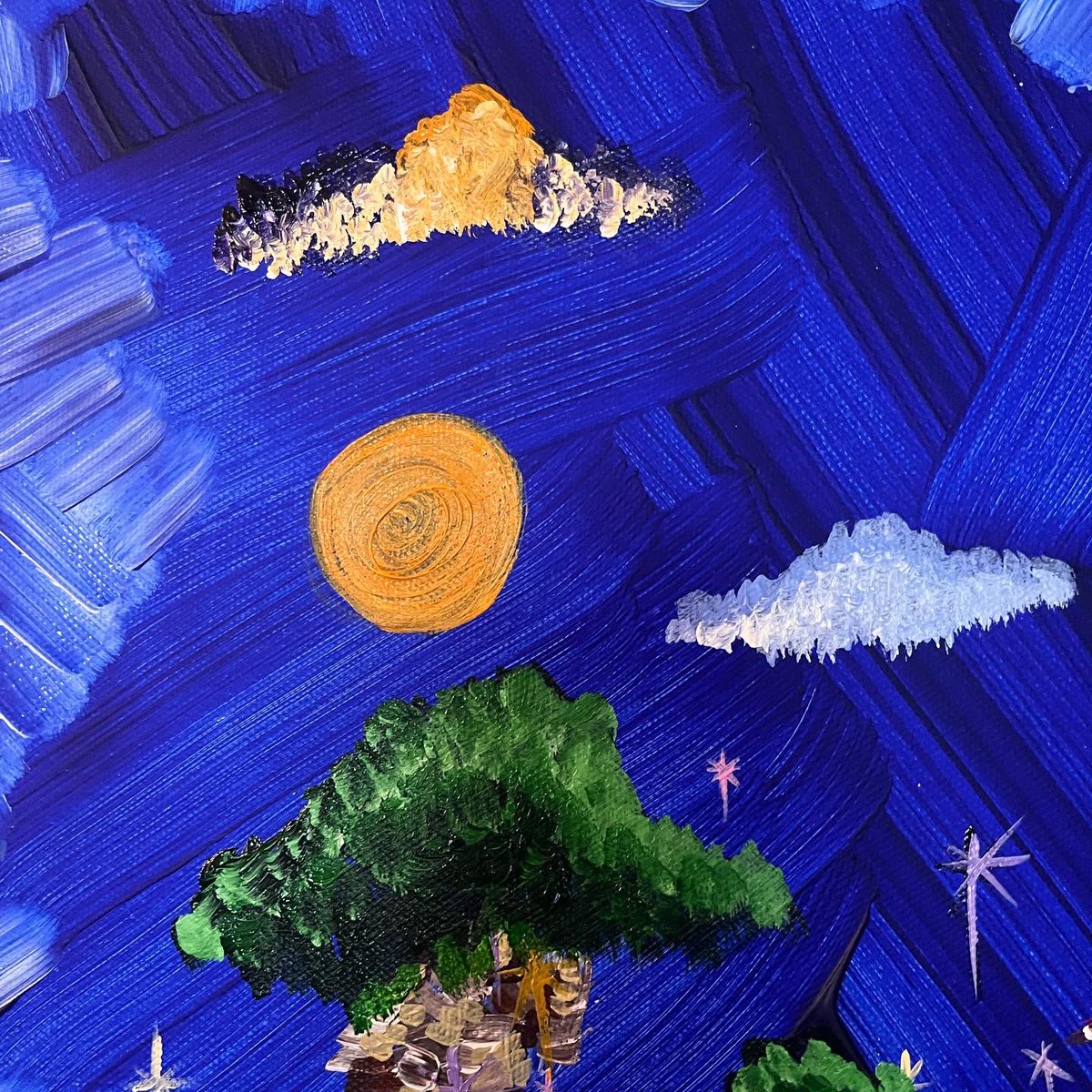 kaseykorbakes's tweet photo. Flights to Heaven 
18x18in acrylic on canvas https://t.co/Asxnev3IwL