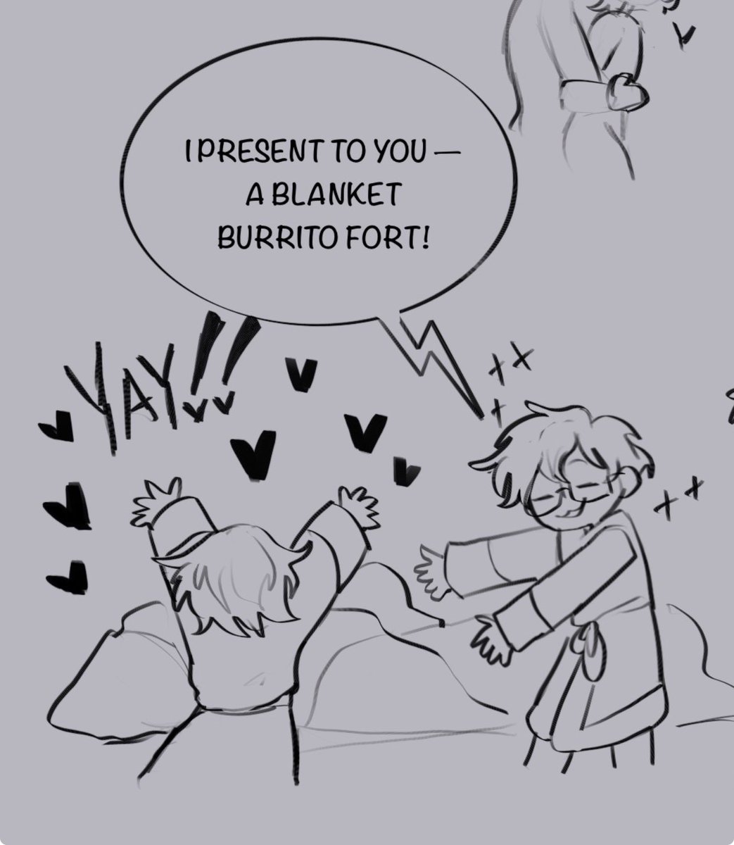 Rotaniah's tweet photo. I love it when my Patreon vote for fluffy/aftercare stuff for the monthly NSFW poll so that I can draw stuff like this https://t.co/O2lG9i449m