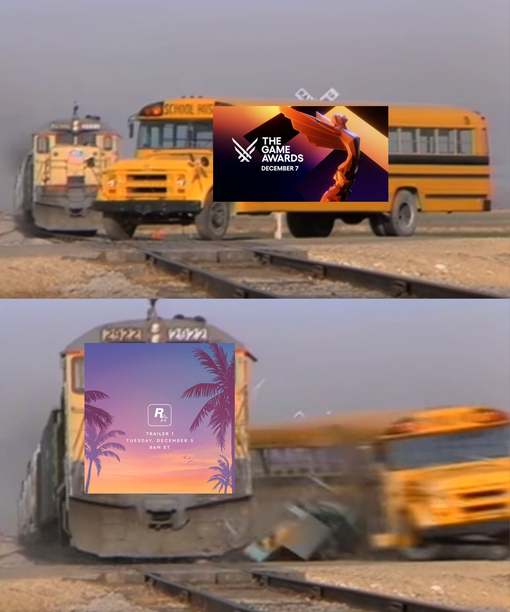 GTAVInewz's tweet photo. Rockstar Games VS The Game Awards https://t.co/bYcrT2B2xu