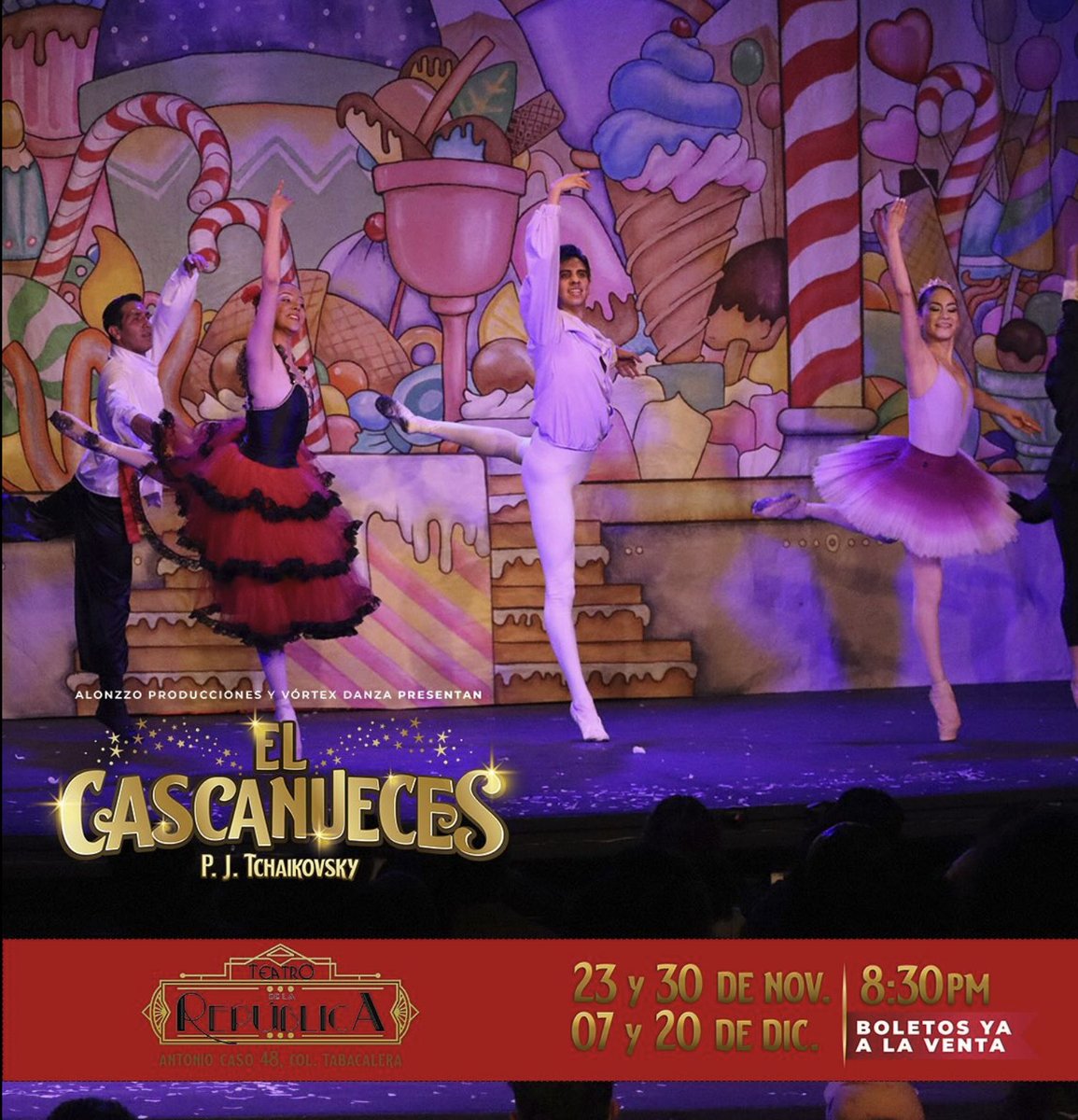 Sólo nos quedan dos funciones de "El cascanueces", ¡y los boletos están casi agotados! 

No te pierdas este sueño de navidad el 7 y 20 de diciembre a las 8:30 pm en el Teatro de la República. 

Compra tus boletos en ticketmaster.com.mx