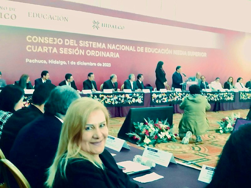 Conalep_Edomex's tweet photo. Nuestra Dir.ª Gral, Rocío Serrano, tiene como prioridad la transformación y la #certificación, por ello participa en la Cuarta Sesión Ordinaria del Consejo del Sistema Nacional de Educación Media Superior 2023.
#TransformandoLaEducación
#ApasionadamenteCONALEP
#ElPoderDeServir https://t.co/LFoPF8vYDC