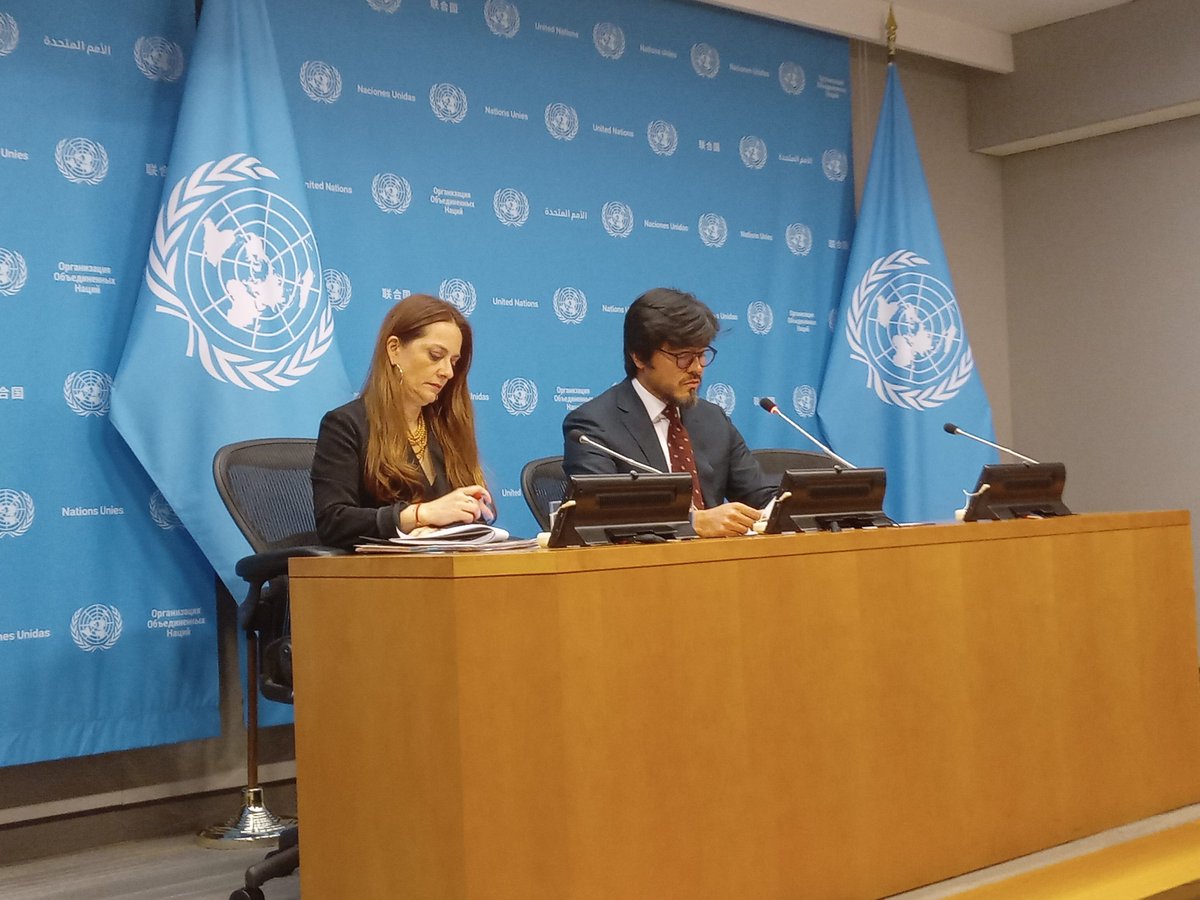 Today, Ecuador assumed the presidency of the UN Security Council for the month of December 2023. In the afternoon, a press conference was held to present the monthly work program 🇪🇨🇺🇳 bit.ly/2GwYK4d