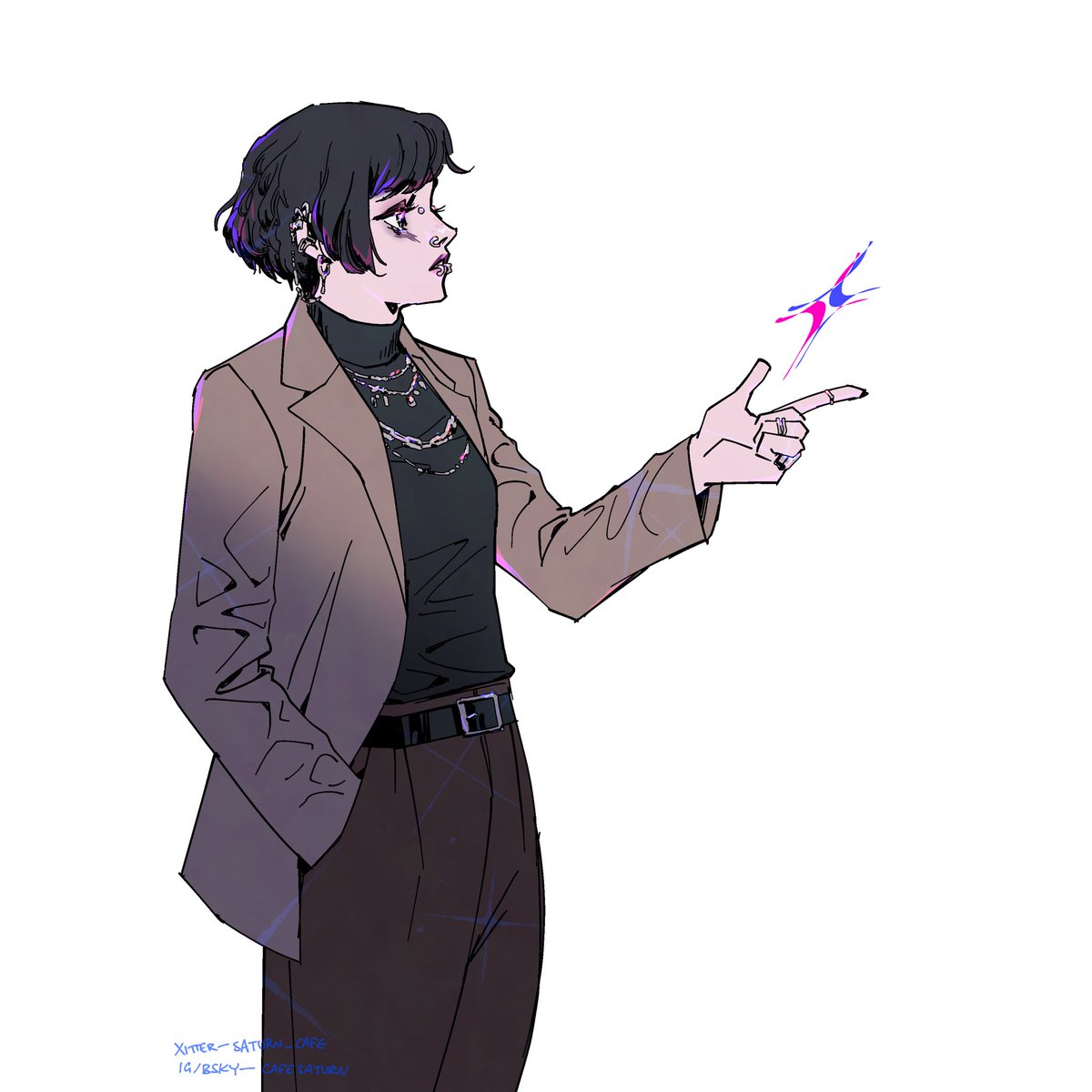 「A cool girl 」|Juliaのイラスト