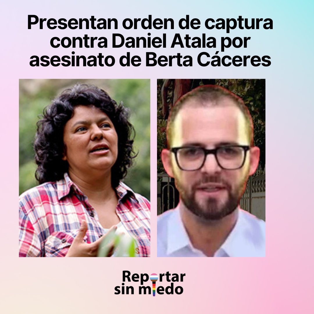 🚨El <a href="/COPINHHONDURAS/">COPINH</a> confirma el requerimiento fiscal con orden de captura contra Daniel Atala por el asesinato de la líder ambientalista #BertaCaceres que realizó hoy el Ministerio Público de Honduras.

‼️"Hijas/os de Berta, esperamos que esto no sea solamente una exhibición