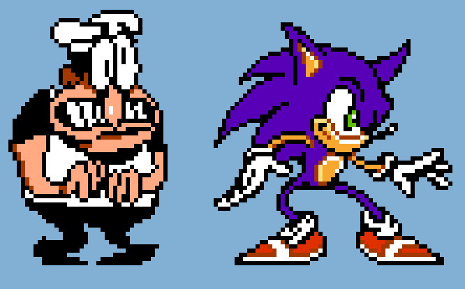 BlueBlur - COMMISSIONS OPEN on X: Redid my STC Sonic sprites and added  Super Sonic. #SRB2 #SonicTheHedgehog  / X