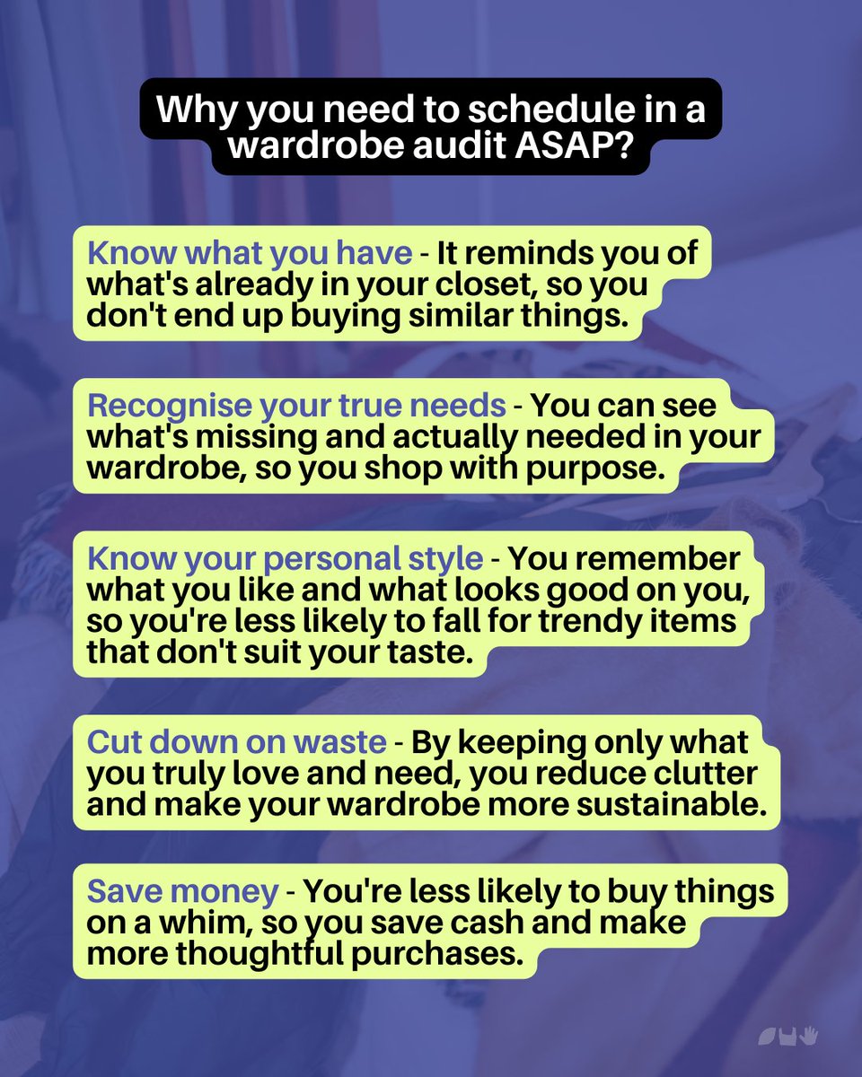 fashinfidelity's tweet photo. When was the last time you truly looked into your closet? 🤔 Introducing the #closetaudit, a fundamental process for any #conscientiousfashionista to streamline, declutter, gain insights into their wardrobes, and make intentional clothing choices. #outfitplanning #slowfashion https://t.co/gqGUJRU6WN