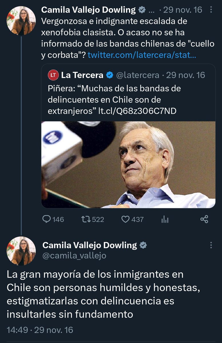 alejandroll's tweet photo. @camila_vallejo Mira tú @camila_vallejo https://t.co/3yjF5bbCJf