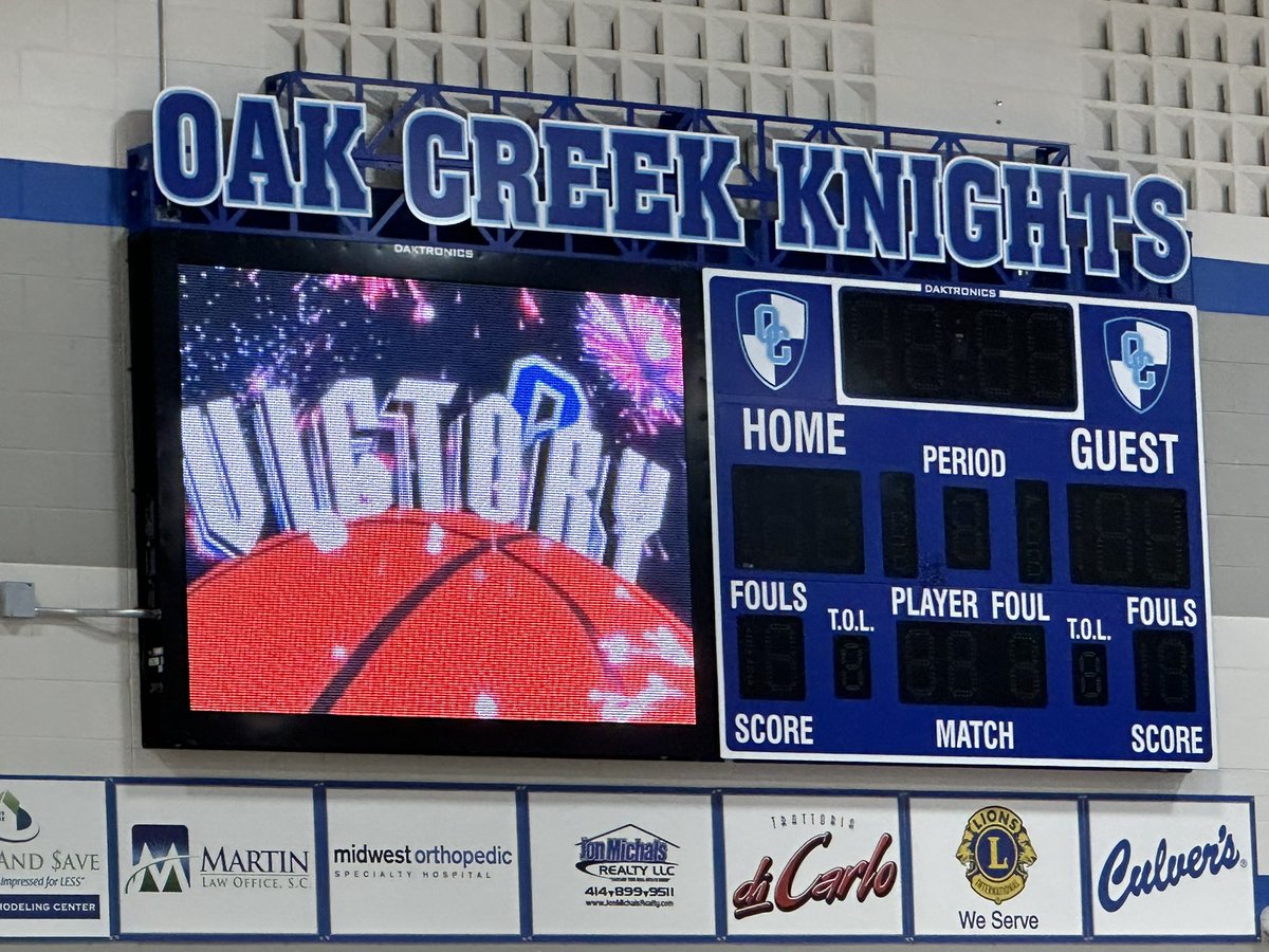 Knights Athletics (@athletics_ochs) on Twitter photo Final: OC 81 Bradford 70
Knights led by as many as 24 in the 2nd half as they improve to 2-0 overall and 1-0 in the <a href="/SEC_WI/">Wisconsin SEC</a>
Drew Braam 25 pts
RJ Davitz 17 points
Noah Daniels 10 points
AJ Morgan 10 points
Another double-double for Braam and Davitz! <a href="/basketball_oak/">Oak Creek Basketball</a> Final: OC 81 Bradford 70
Knights led by as many as 24 in the 2nd half as they improve to 2-0 overall and 1-0 in the <a href="/SEC_WI/">Wisconsin SEC</a>
Drew Braam 25 pts
RJ Davitz 17 points
Noah Daniels 10 points
AJ Morgan 10 points
Another double-double for Braam and Davitz! <a href="/basketball_oak/">Oak Creek Basketball</a>