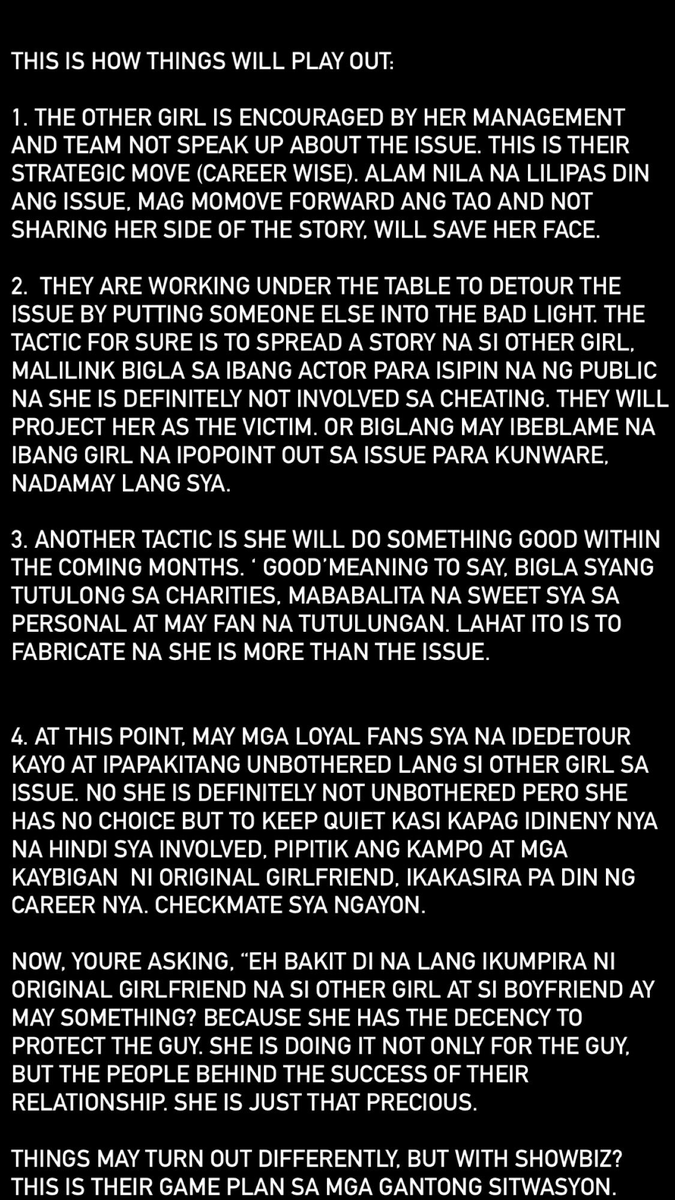 kruncchh's tweet photo. Worth the read, leaked game plan nung "Other Girl"
CCTO
@Portalcoin #Blyte #Deej #KathNielNoMore https://t.co/1ihV8WTI57