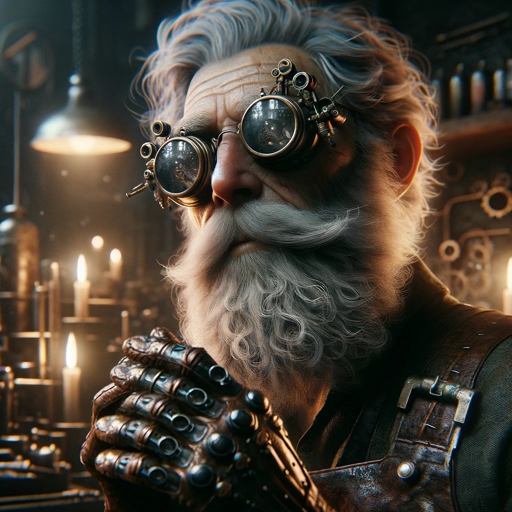 ABergquist3D's tweet image. ⚙️ Wind those Steampunk Springs! ⚙️

#AIArtCommunity #Steampunk #Clockmaker #Challenge #AaronBergquist #aigenerated #OpenAI

#PromptChallenge: The Clockmaker

ex prompt in ALT 🫣 But let’s see you tinker those cogs!

Ready to let off some steam? 💨 @Clanwarz @Lordofacca