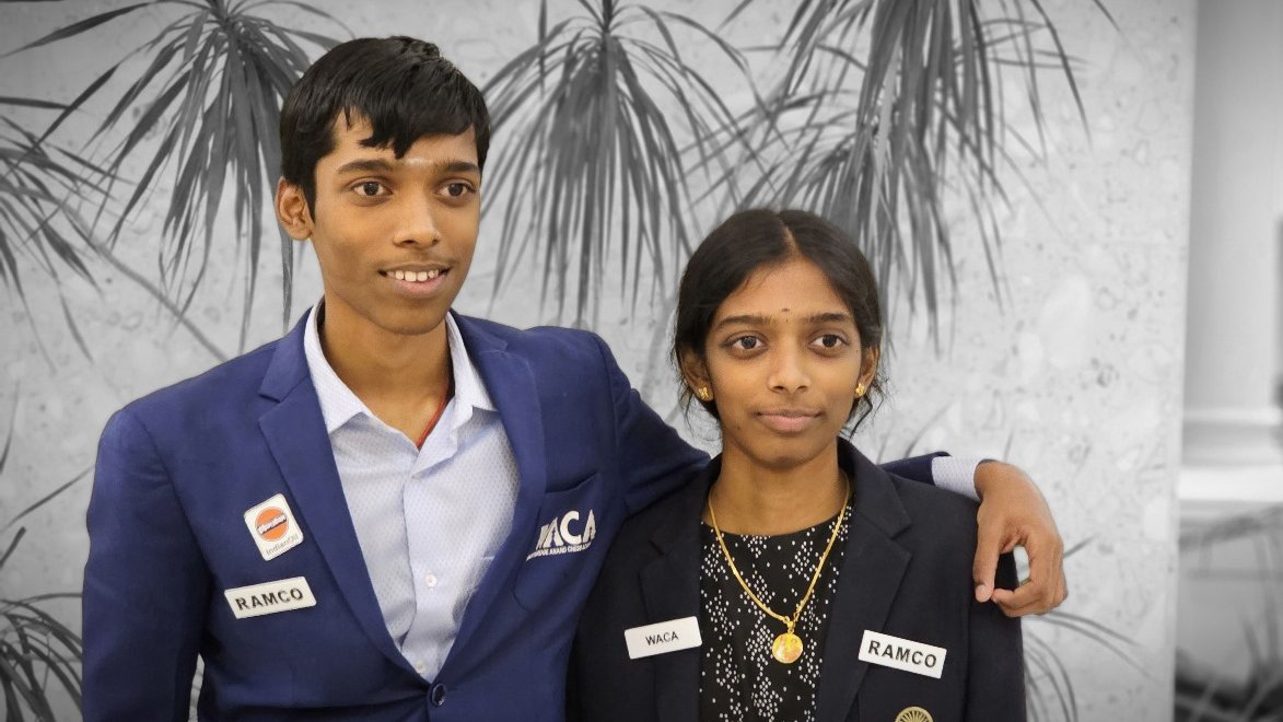 ChessBase India - The brother-sister duo of Praggnanandhaa