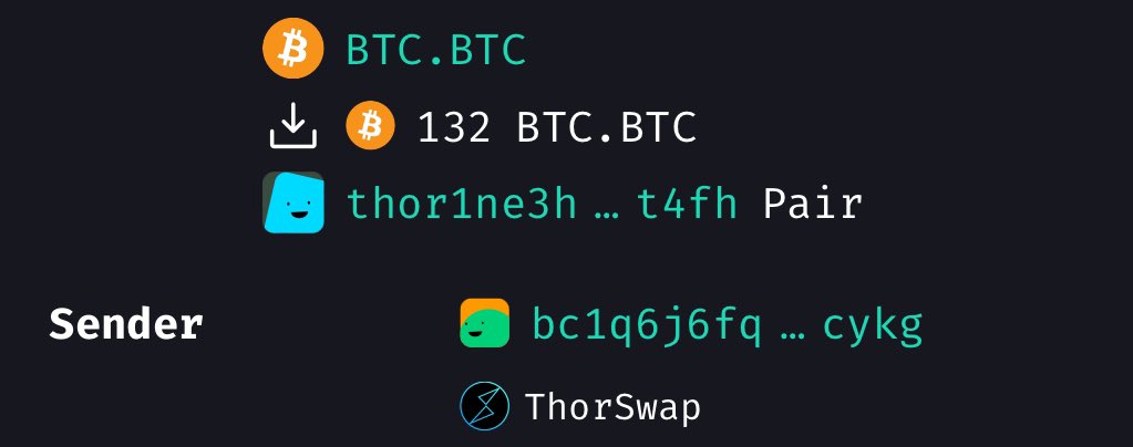 THORChain's tweet photo. Casual Friday night liquidity adds

132 BTC

https://t.co/bAxvkGdyLA https://t.co/nQL3P00fZf