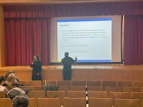 GrilesOmar's tweet photo. Building Community at PS 24! Thank you Principal Diaz and AP Colon for hosting the  District 15 Team PD on Implicit Bias. #PLO #ImplicitBias #Inclusion #District15 https://t.co/aJm72CaTJ1
