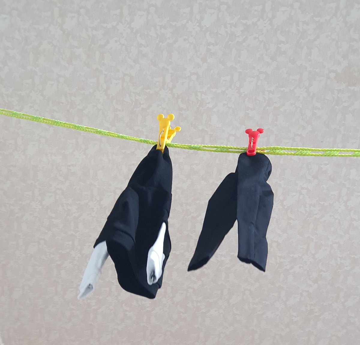 옷 빨았슴미다.