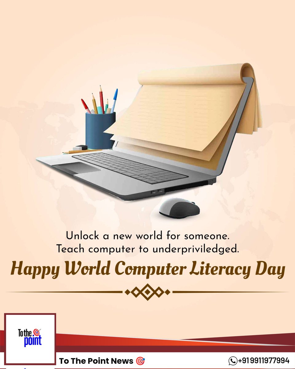 News2ThePoint's tweet image. Greetings from To The Point News  
 #computerliteracy #tech #computerskills #computerscience #techworld