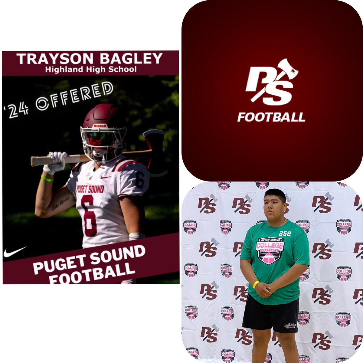 BagleyTrayson's tweet photo. After a great conversation with @LOGGER_LBCOACH  I am blessed to receive an offer to further my higher education in academics and athletics to play football at The University of Puget Sound. @P_S_football @hhsramsftbl  @Sorrell2519 https://t.co/CfWYcxotJz